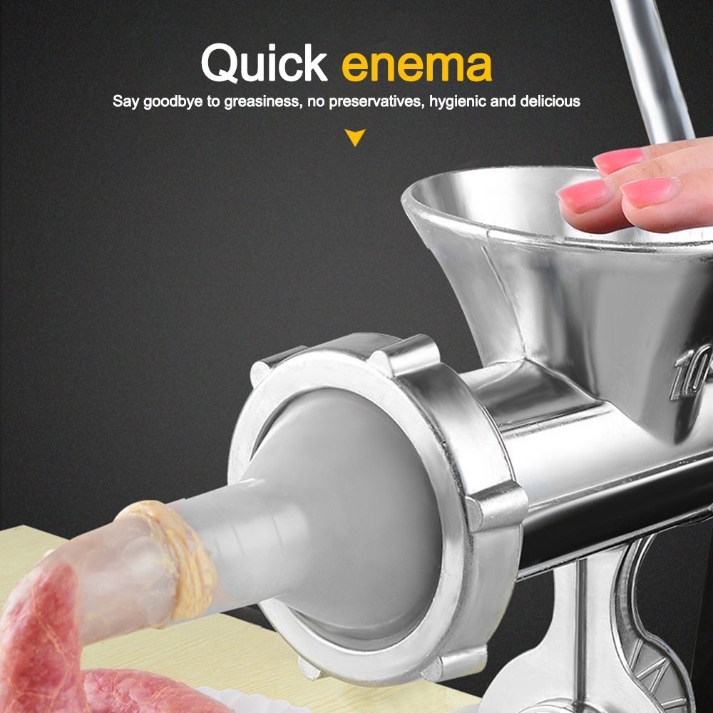Kitchen Gadgets Mixer - Platzsparende Manuelle Fleischmühle mit Handkurbel Multifunktionaler