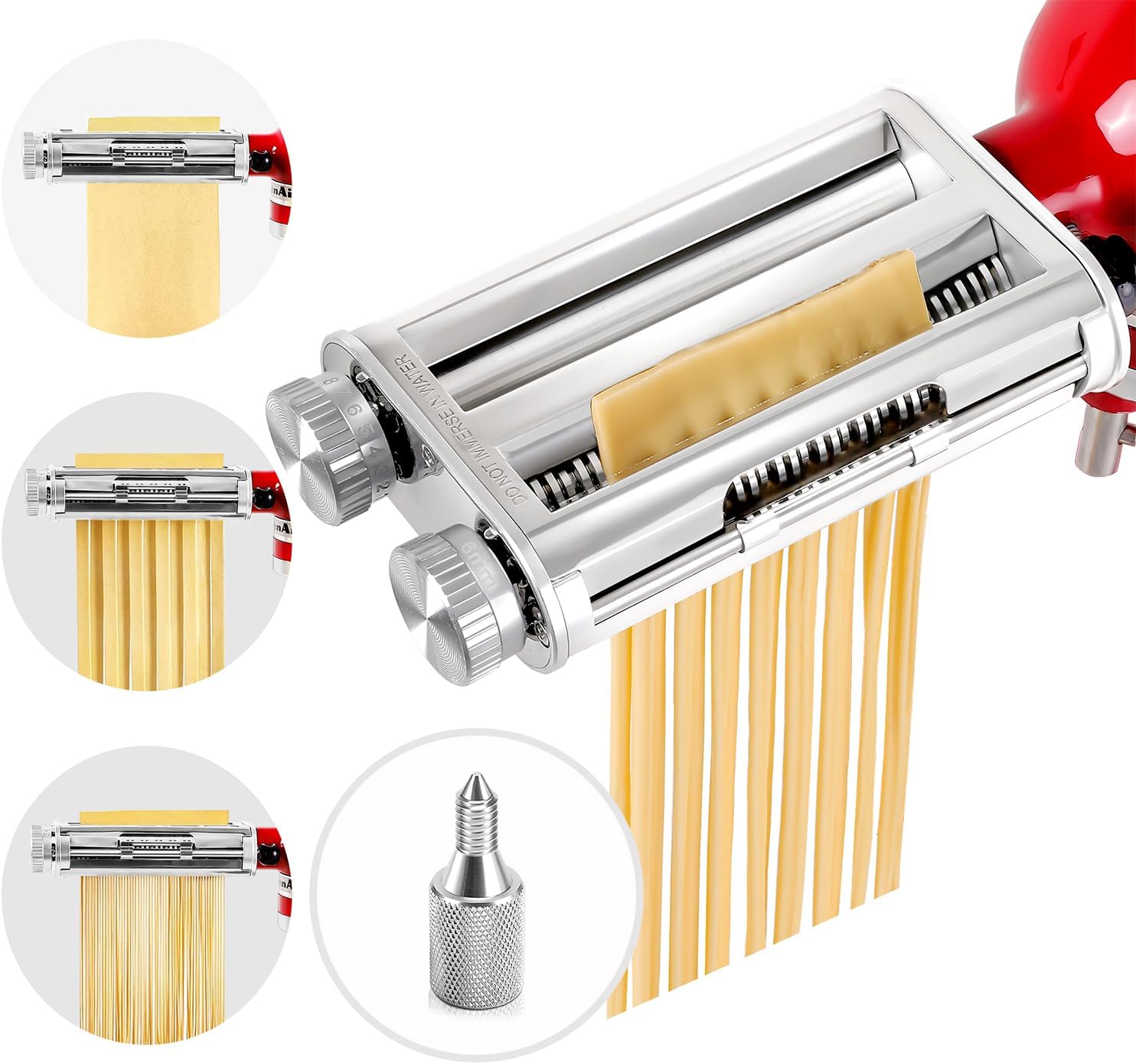 Kitchen Gadgets Mixer - KitchenAid Mixer 3-in-1 Nudelwalzen- und Schneidvorrichtung,