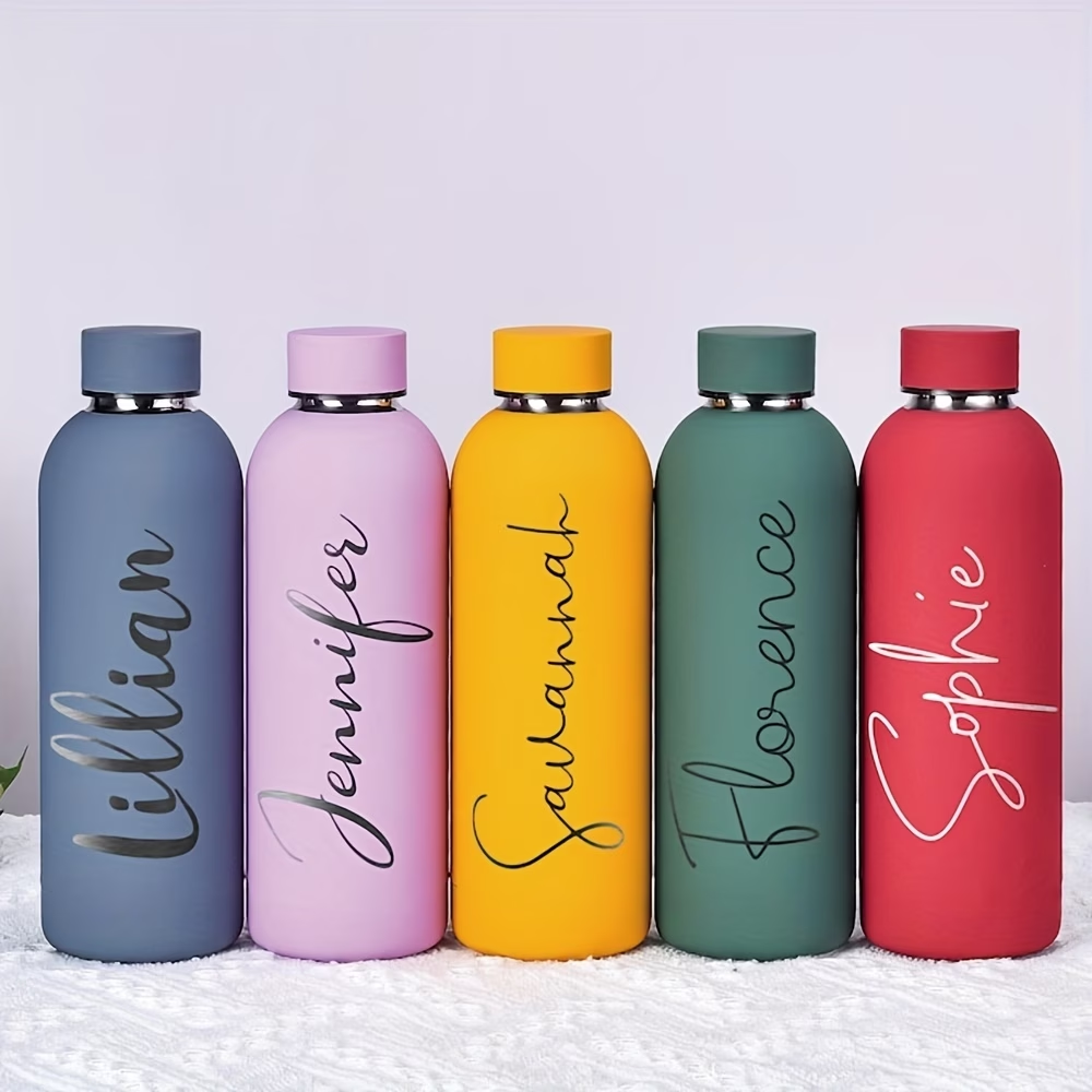 Kitchen Gadgets Aliexpress - Personalisierte Edelstahl-Wasserflaschen mit Namensgravur, Perfekt für