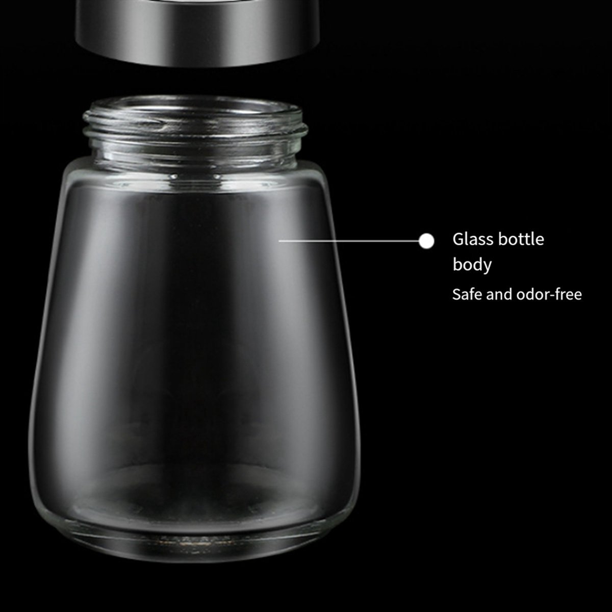 Kitchen Gadgets Kitchen - [Angebote] Manuelle Salz- und Pfeffermühle, transparente
