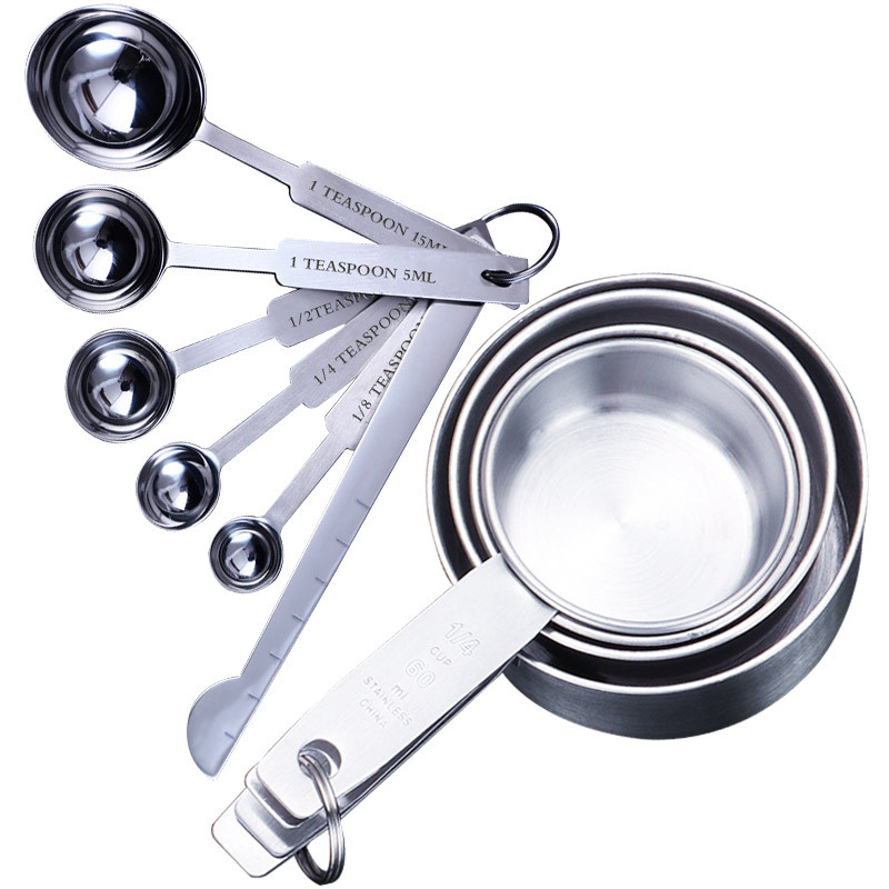 Kitchen Gadgets Under $10 - 8/10/11-teiliges Edelstahl-Messbecher- und Löffel-Set, Deluxe Premium