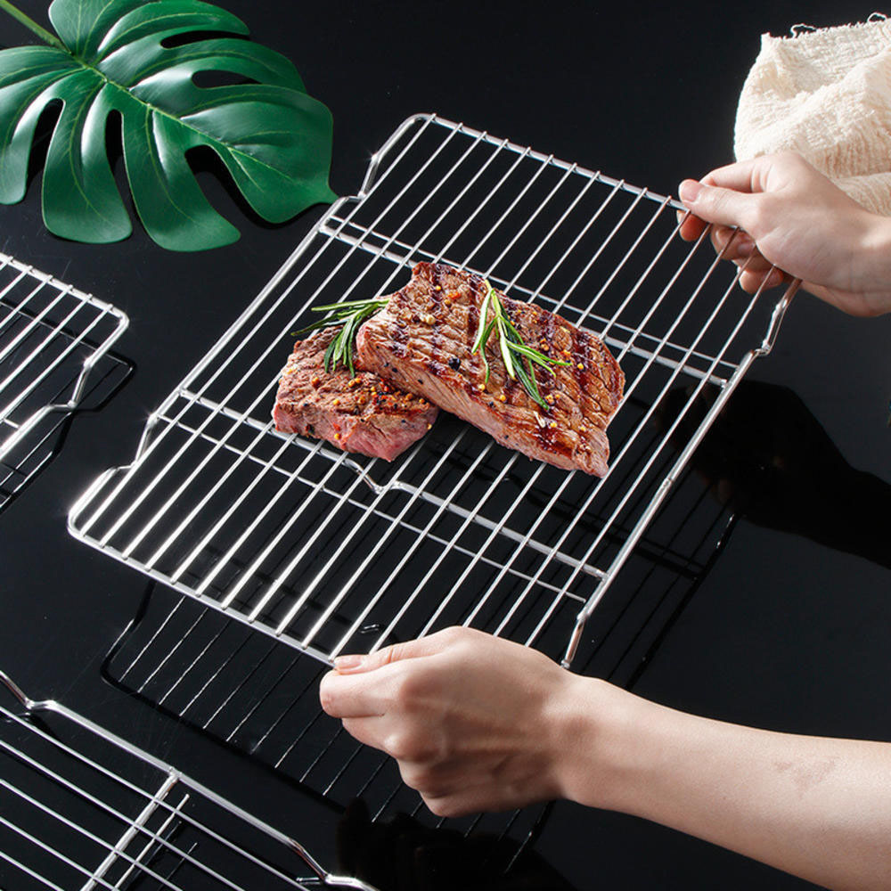 Kitchen Gadgets For Arthritic Hands - Edelstahl Grill Mesh Matte Wiederverwendbare Hitze