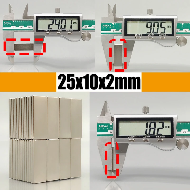 5-200 Stück 25 x 10 x 2 mm Mag – Kitchen Gadgets Under $10 Bewertung und Preis