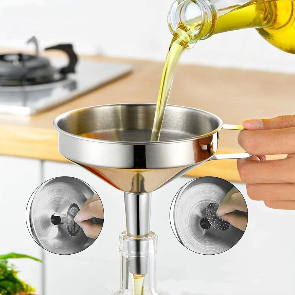 1 Stück Edelstahl-Öltrichter m – Kitchen Gadgets For Arthritic Hands Bewertung und Preis
