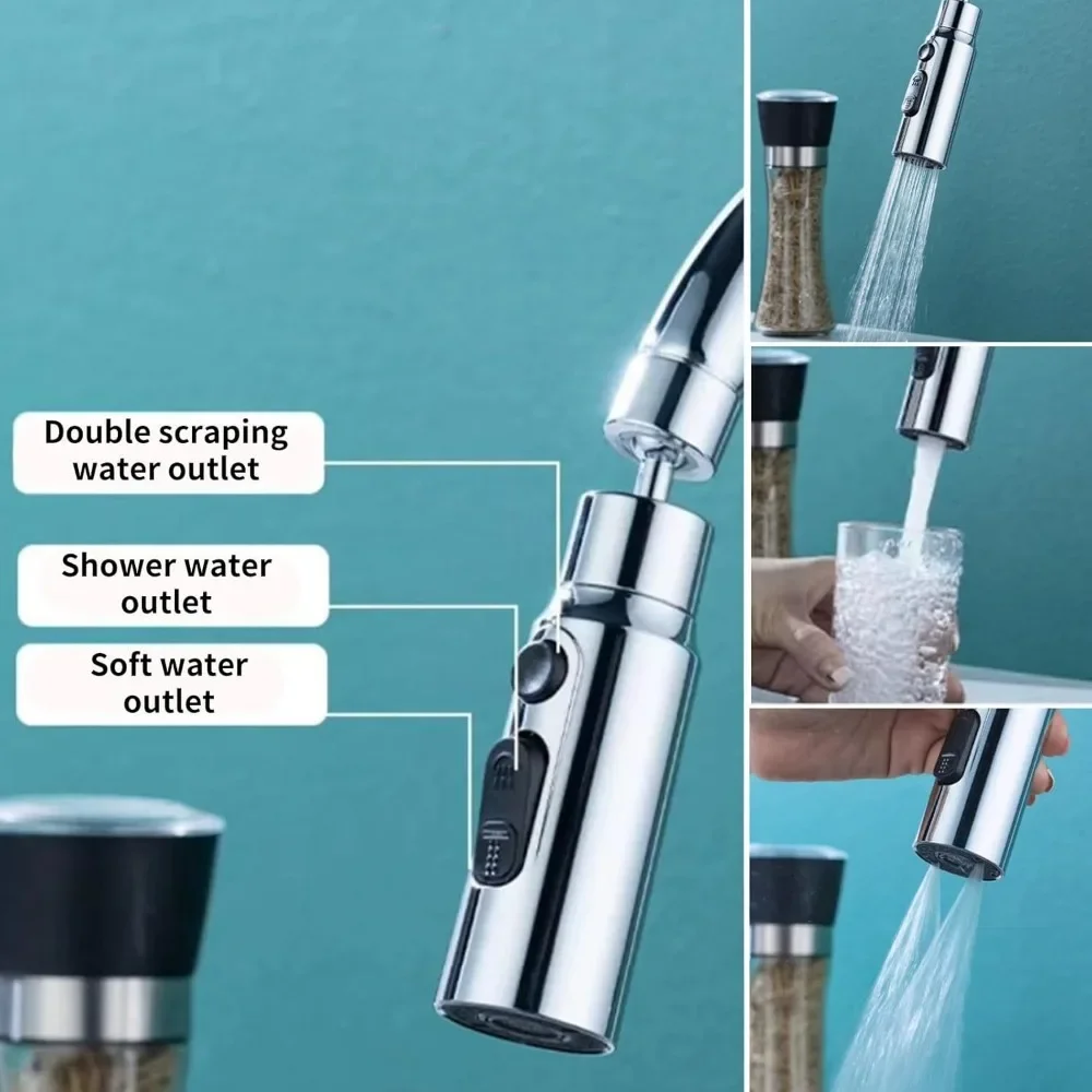 1pc 3 in1 Flexible Küche Wasse – Kitchen Gadgets Mixer Bewertung und Preis